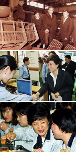 박근혜 행보에 스며있는 박정희 벤치마킹