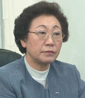 민노당 신임 당대표에 선출된 김혜경 부대표