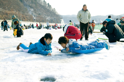 강원도 화천 겨울 즐기기