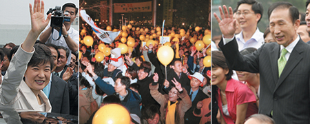 박근혜 VS 이명박 팬클럽 경쟁력 비교