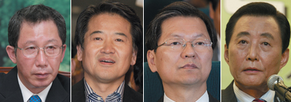 범여권 대권주자들의 정계개편 구상