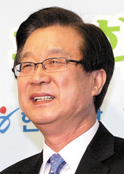 [강재섭 한나라당 대표] 4자 회담 전후 표정 달라져