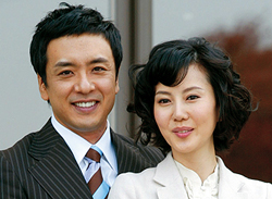 [탤런트 김승우·김남주 부부] 임신 5개월 태교에 전념