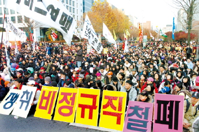 ‘욕망의 덫’에 걸린 귀족노조 실태