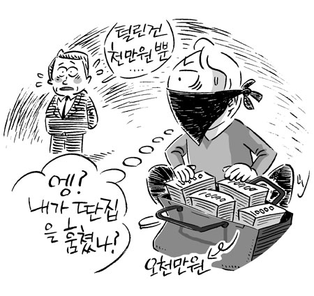 김태환 의원 자택 절도 사건 미스터리