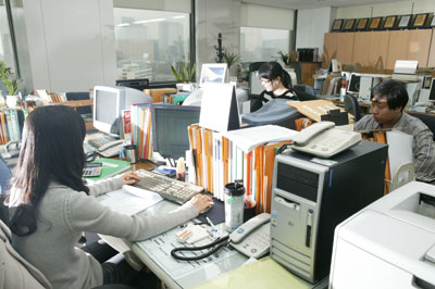 사무실 자리에 관한 수다