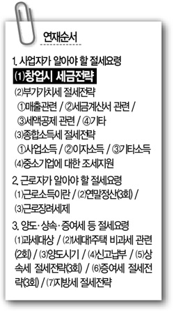 [현직 세무조사관의 비법 특강 세금꼭지를 잠가라] 창업자 5계명