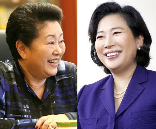 자서전 동시에 출간한 장영신·현정은 경영 여정