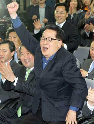 박지원 원내대표 ‘킹 메이커’ 로 돌아오나