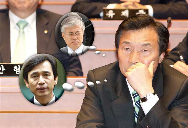 손학규-친노 야권 대표주자 미묘한 경쟁 막후