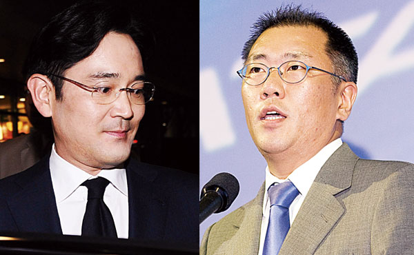 숙명의 라이벌 이재용 vs 정의선 3세들의 주가전쟁