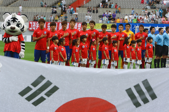 올림픽 축구대표팀과 뉴질랜드 평가전