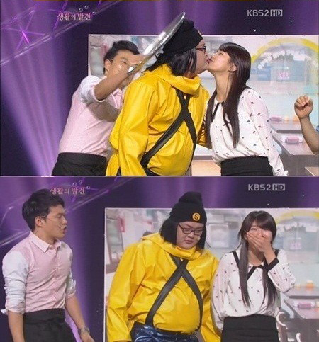 수지·김준현 입맞춤 대소동 '김기리 대국민 사과'로 마무리