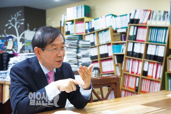 신년 인터뷰 박원순 서울시장