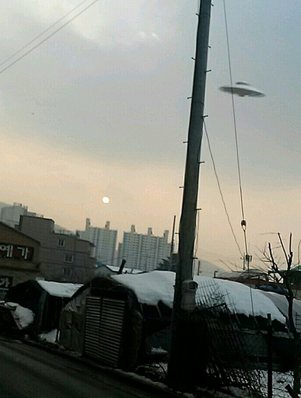 정읍 UFO, 시내 한복판에 출연? 이런식으로도 조작되다니…