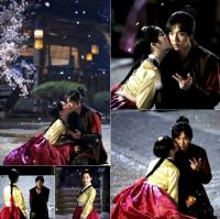 이승기 벚꽃볼뽀뽀, 이유비 기습키스에 '심장정지' 연기 대박