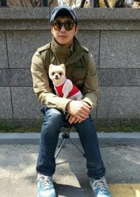강지환 근황, 애완견과 똑같은 표정 '드라마 끝나고 멍 때리기'