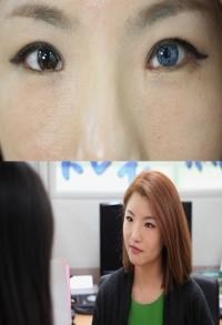 화성인 오드아이女, 파란색과 갈색 눈동자 양쪽이 달라 "엄마 아빠 눈 색깔이…"