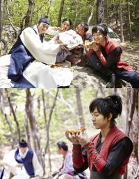 이승기 통큰 선물, 150인분 피자 투척…"사극 분장하고 피자를? 운치있네"