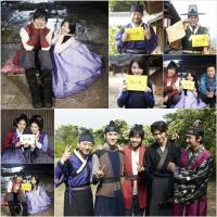 '구가의서' 막촬 인증샷 이승기-수지 꽃받침…"예측불허 결말 뭘까요?