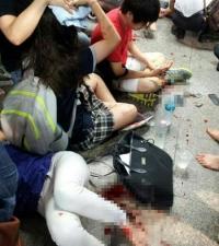 야탑역 사고, 에스컬레이터 역주행 사진 보니 바닥이 온통 '피범벅'