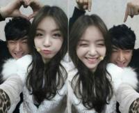 걸스데이 민아, 의외인맥…신화 이민우와 하트? "이 사진 뭐지"