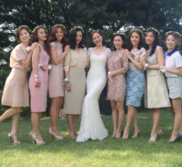 엄지원 결혼식 비하인드 사진 공개 "'하미모' 멤버들 정말 화려하네"