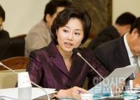 청와대 정무수석 ‘보라색 아이쉐도우의 그녀’ 조윤선 여성가족부 장관 