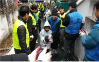  대전시설公, 소외계층 찾아 ‘사랑의 연탄 나눔’봉사펼쳐 