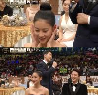 'MBC연기대상' 신동엽 19금 발언에 오연서 표정이…"방송사고 수준"