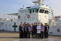충남병원선 501호 새해 첫 뱃고동..안전운항기원제 갖고 본격 진료 나서