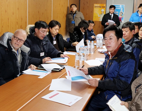 정찬민 용인시장, 공세단지 코스트코 공사현장 점검