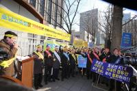 광주시 광역·기초의회 의원들 정부서울청사서 시위