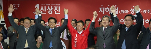 [포토] 4.29재보궐선거, 성남 중원 신상진 후보 사무소 개소식 열어