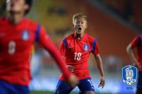 [수원 JS컵] 한국-벨기에, 0-0 무승부…“분전한 이승우, 후반 22분 교체”