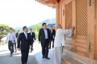  충남소방본부장, 전통사찰 안전관리 실태 점검