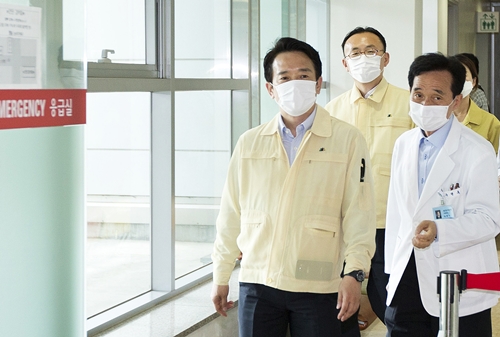 남경필 경기도지사, 메르스 중점 치료 ‘경기도 의료원 수원병원’ 방문