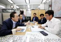 송하진 전북도지사, 국가예산확보 위해 세종청사 방문