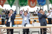 [포토] 윤장현 광주시장, 목포축구센터 방문 경기 응원