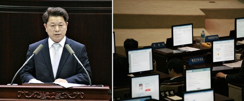 경기도의회 박승원 의원, 5분발언서 “인사권 훼손이 연정?” 남경필 경기도지사 “소통 미흡 유감”