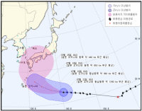 제12호 태풍 할롤라 한반도로 북상...여름 피서객 ‘쫑긋’