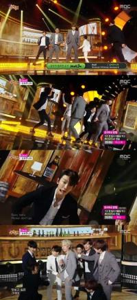 '음악중심' 데뷔 10년차 슈퍼주니어, '데빌' 무대 선보여