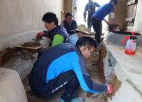 충북문화재연구원 문화재돌봄사업단, 문화재 겨울나기 보수 한창