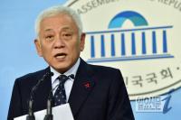 김한길 국민의당 선대위원장 사퇴 “야권연대 필요하다”