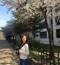 '배우학교' 하연주, 여친사진 등극 화사한 벚꽃 아래 "살랑살랑 봄바람"