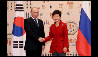 푸틴과 정상회담 갖는 박근혜 대통령···다음달 2일 러시아 방문