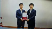  한국동그라미파트너스(주), 포스코휴먼스에 감사패 전달