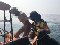 포항해경, 60대 해상 익수자 무사 구조