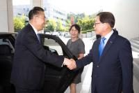 中 우하이룽 인민외교학회 회장 일행, 구미시 방문
