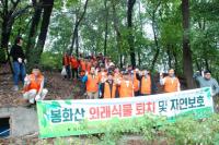 서울시의회 김동승 의원, ‘봉화산 외래식물 퇴치 및 자연보호’봉사활동 나서